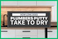 How long does it take for spot putty to dry?