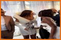 Nigerian singer, Tems spotted at the star-studded Roc Nation pre-grammy brunch with Jay-Z and Beyonce (video)